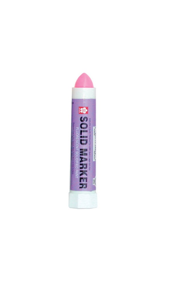 SSWBasics Solid Paint Marker with 1/2" Tip (Fluorescent Pink)- Oil-Based Car