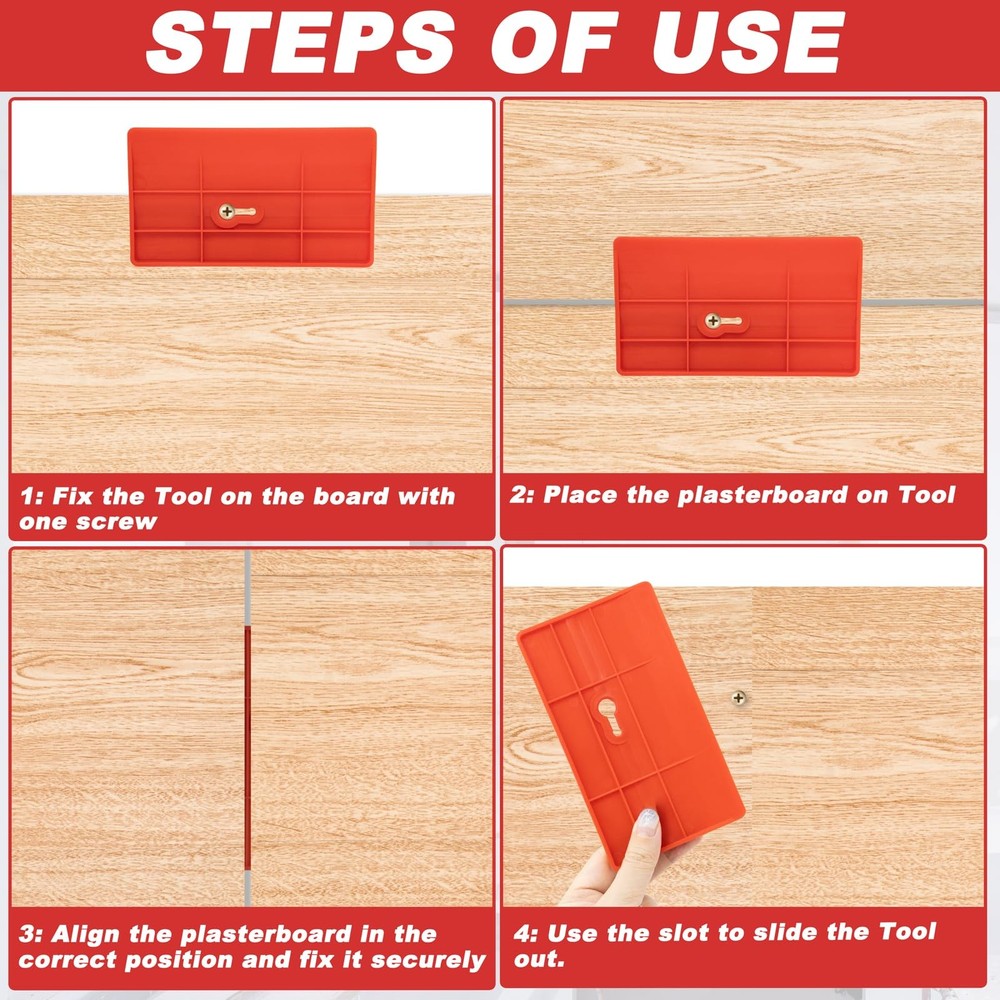 10 Pcs Drywall Fitting Tool Support The Plaster Board in Place While...