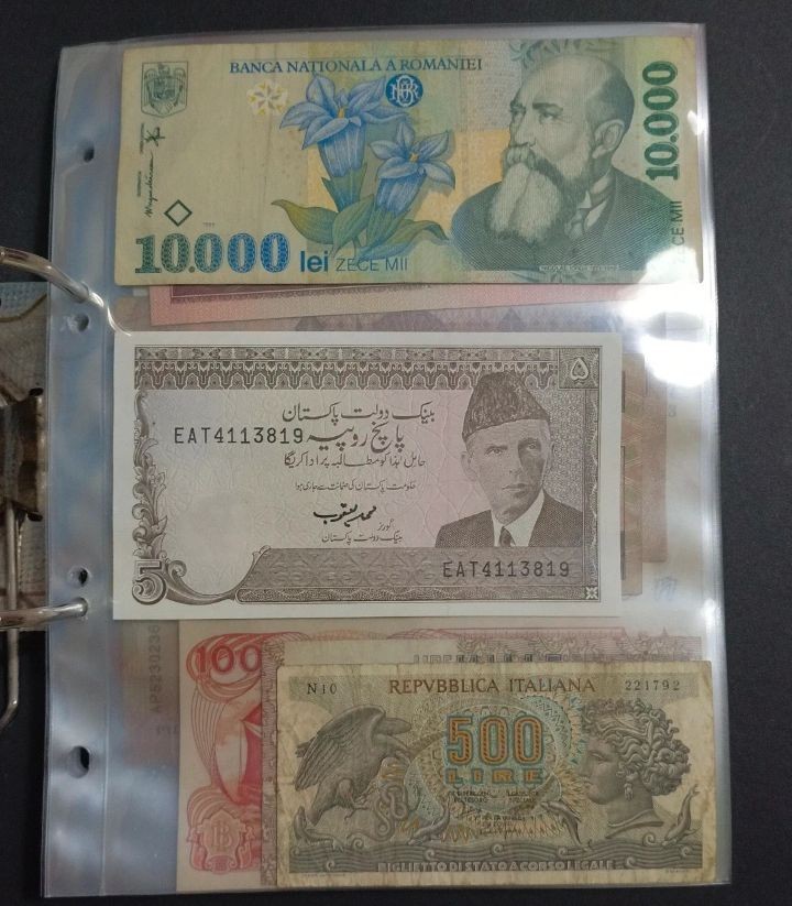 Huge Lot World Banknotes 60 Pieces Many SDS