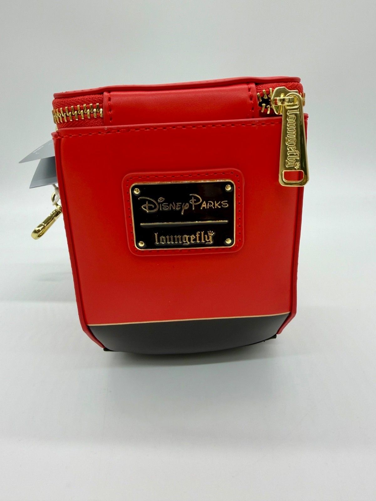 Disney Parks Loungefly Railroad Train Mickey Minnie Mouse Crossbody Bag NWT 2026