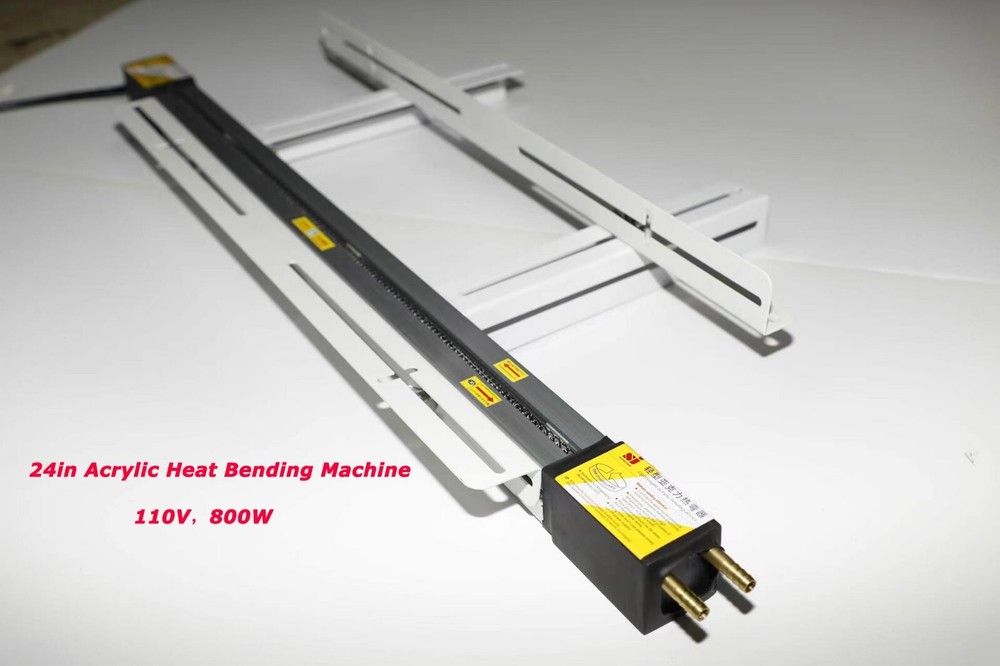 110V 24'' Acrylic Light Plastic PVC Bending Machine 800W Heat Bender W/bracket