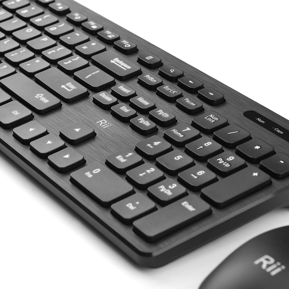 Combo Teclado y mouse Inalambricos para Windows, Android TV Box/Raspberry / PC