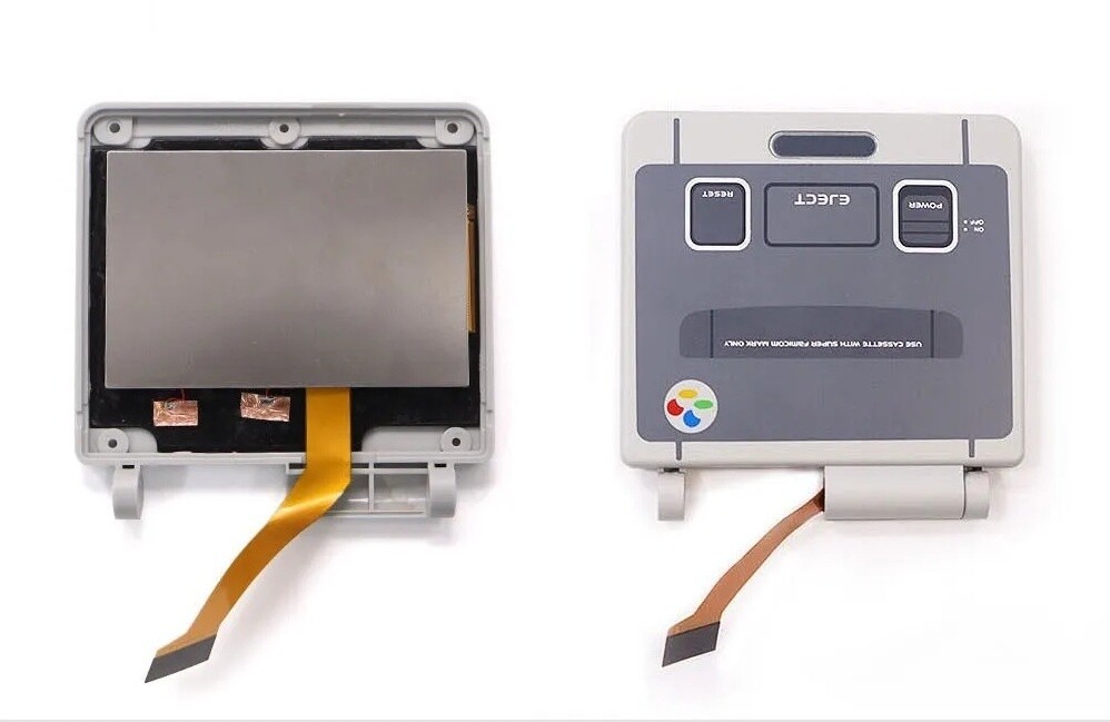 Gameboy Advance SP 720x480 IPS LCD Backlight Kit V5 3.0 *NO SOLDER* with Shell