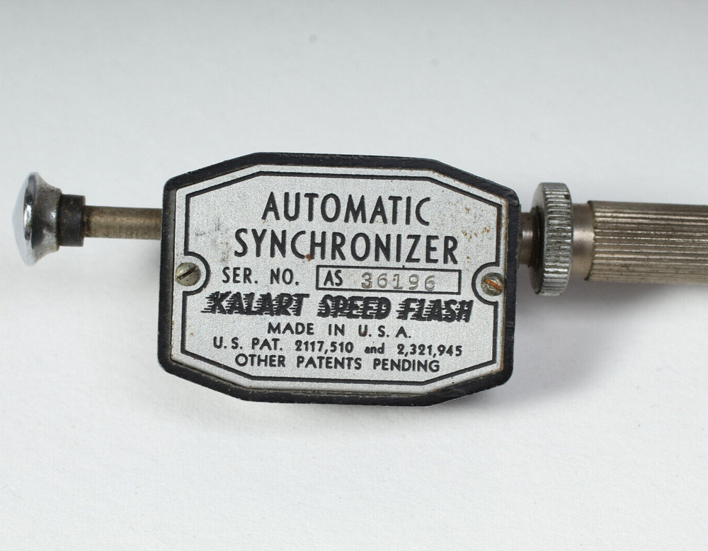 KALART SPEED FLASH W SYNCHRONIZER SHUTTER RELEASE & BULB ADAPTER TESTED WORKS