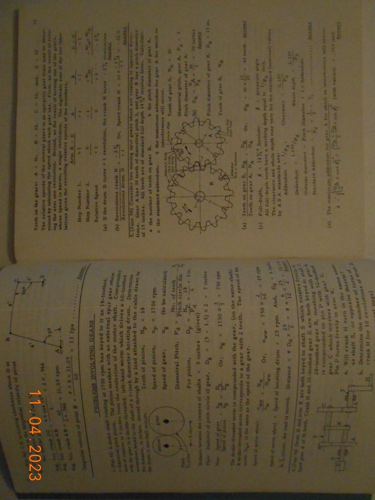 1960 Professional Engineering Examinations Mechanical Problems NY State engineer
