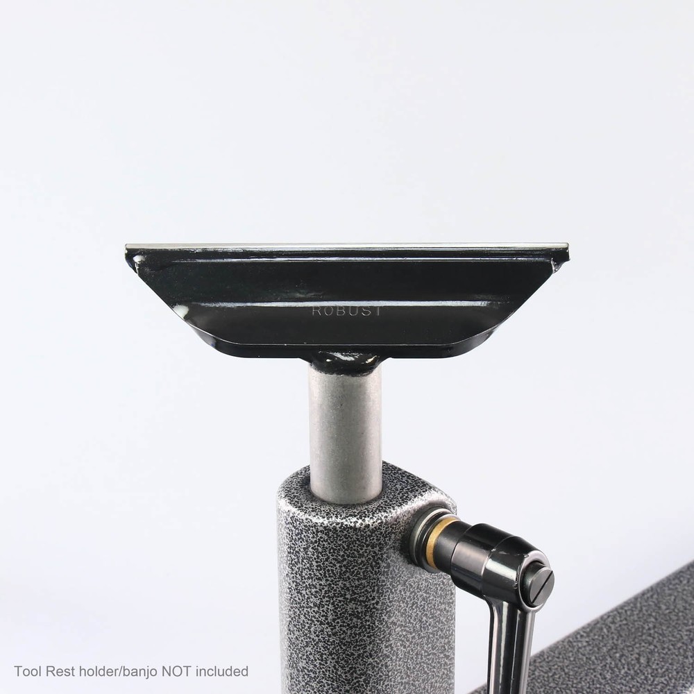 Robust, Low Profile Tool Rest, 6" Wide, Long Post, Authorized Seller