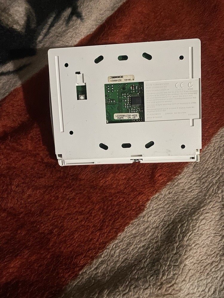 DSC PowerSeries 433 RF Wired White Keypad Control Wall Mounted LED