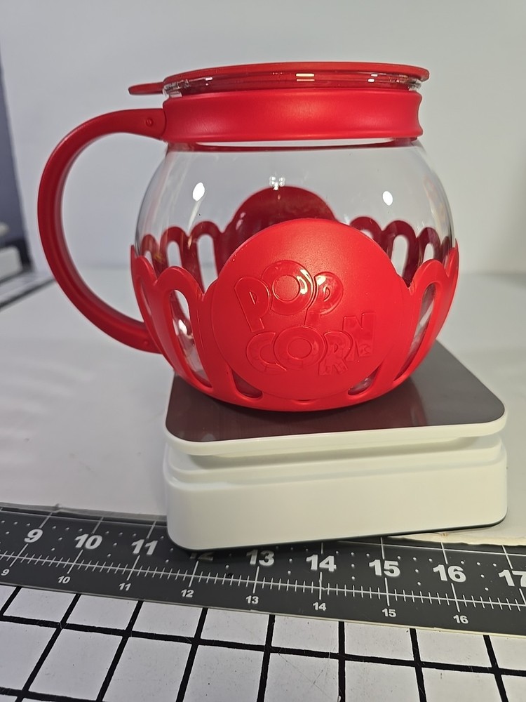 Ecolution Patented Micro-Pop Microwave Popcorn Popper with Temperature Safe Glas