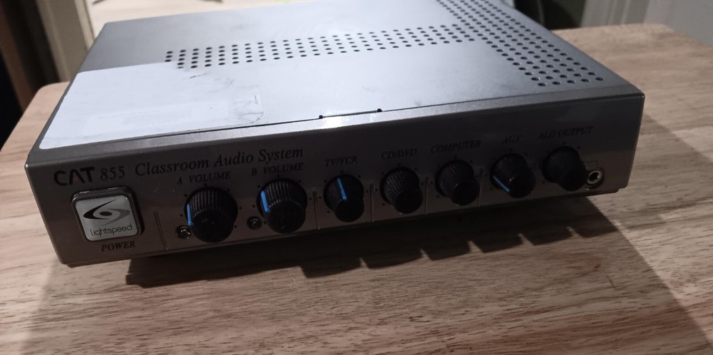 Lightspeed CAT 855 Classroom Audio Amplifier System - Untested