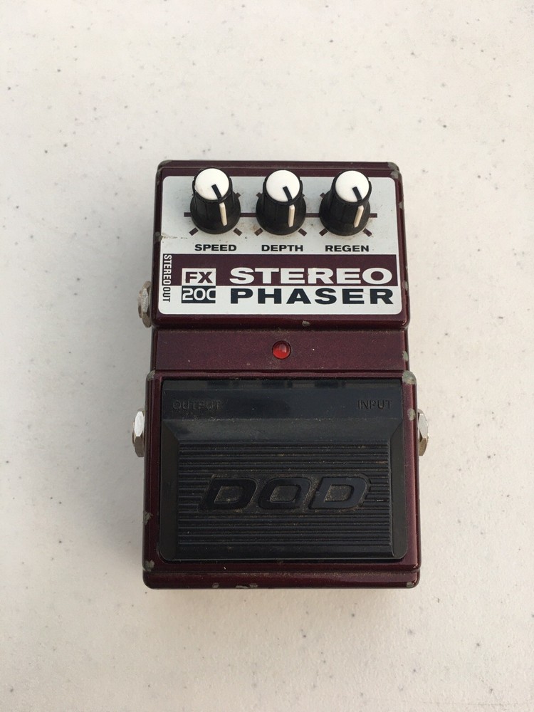 DOD Digitech FX20C Stereo Phasor Analog Phase Shifter Guitar Effect Pedal