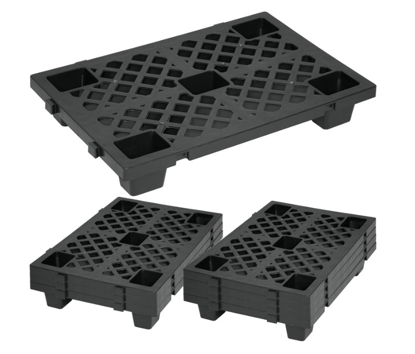8Pcs Plastic Pallets Lightweight Moisture-Proof Floor Pallet Interlocking
