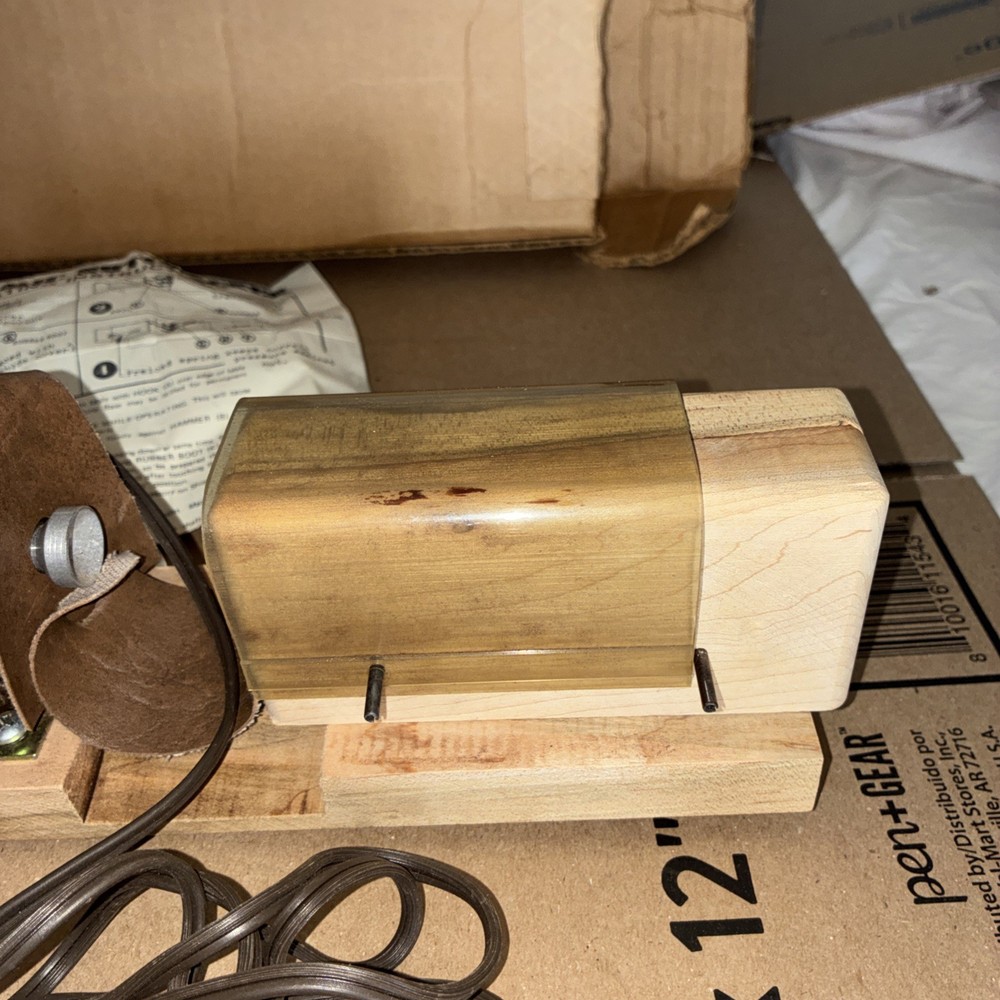 Vintage Dynamic Electric Nut Cracker Pecan Sheller In Box With Paperwork