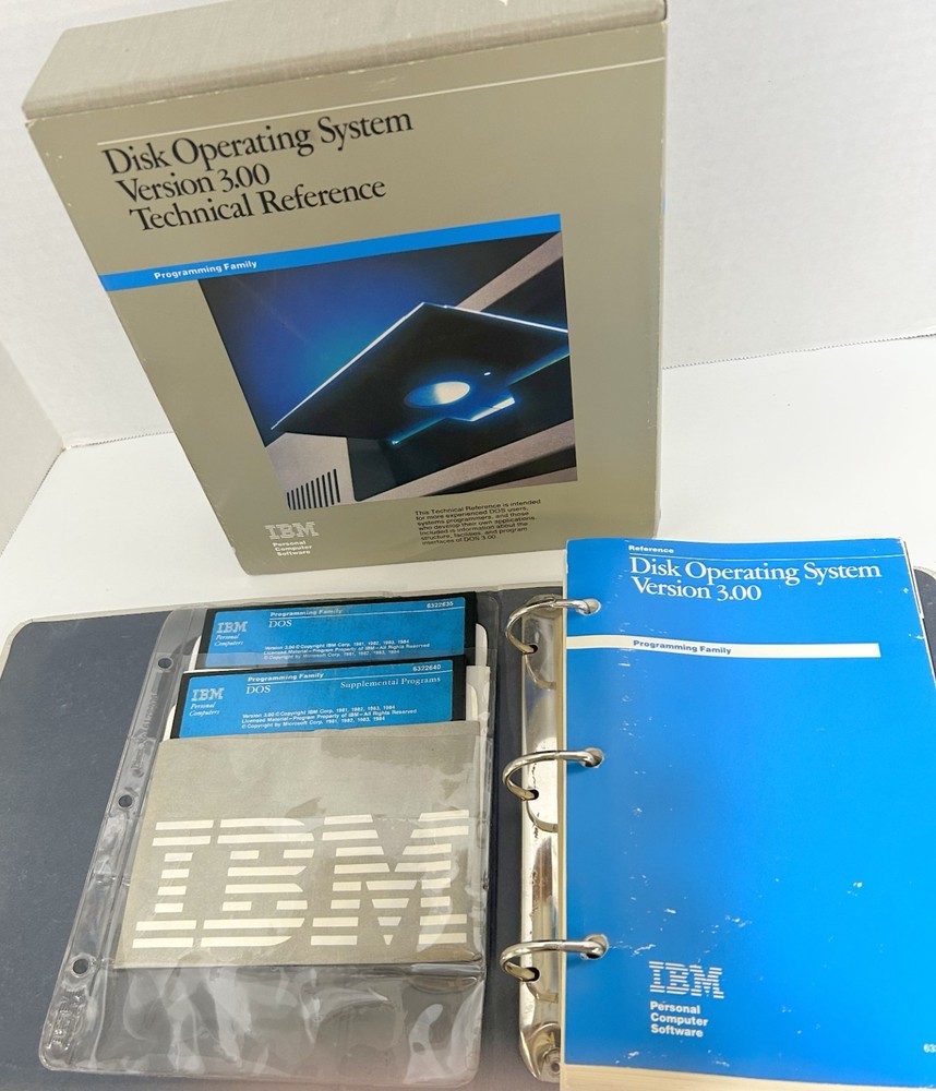 IBM Disk Operating System  Vrs 3.00 Technical Reference Includes Software