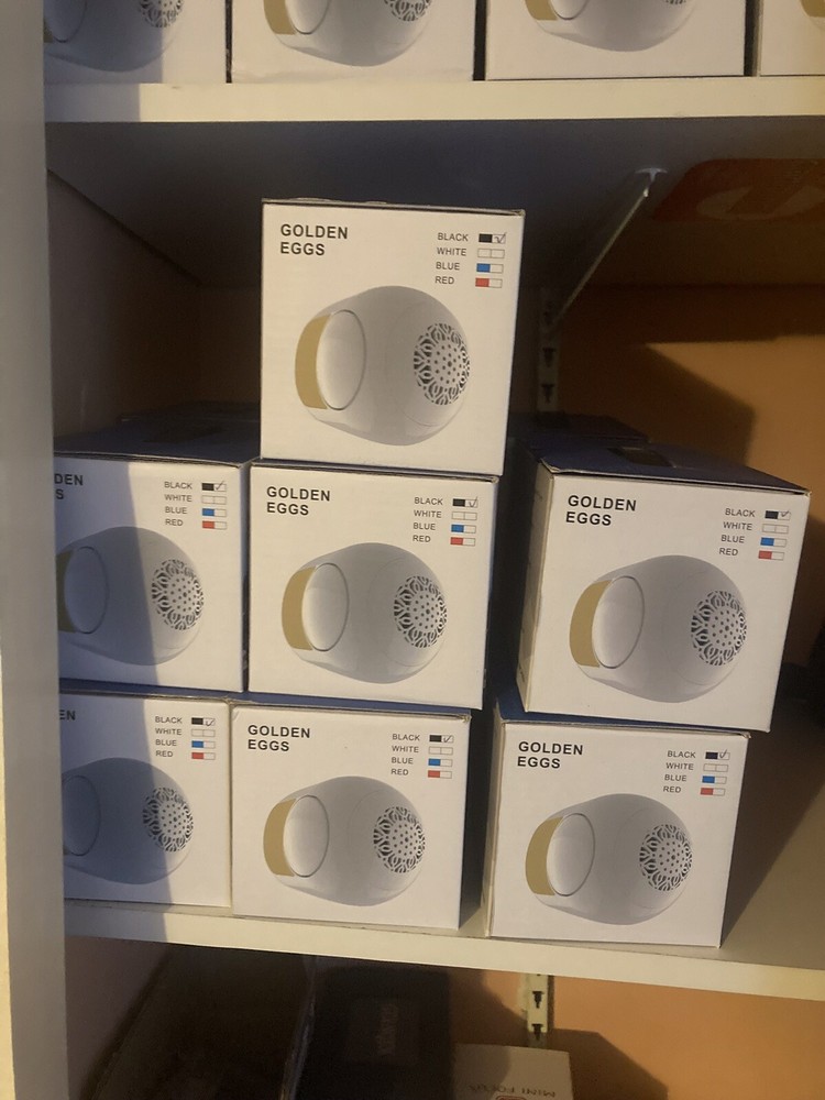 Golden Egg Bluetooth Speaker Gold