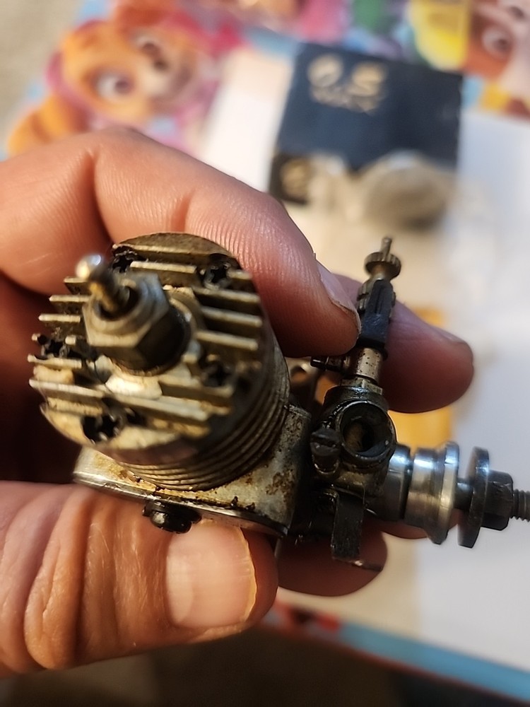 OS Max 10 R/C Model Airplane Glow Engine With Box And Paperwork