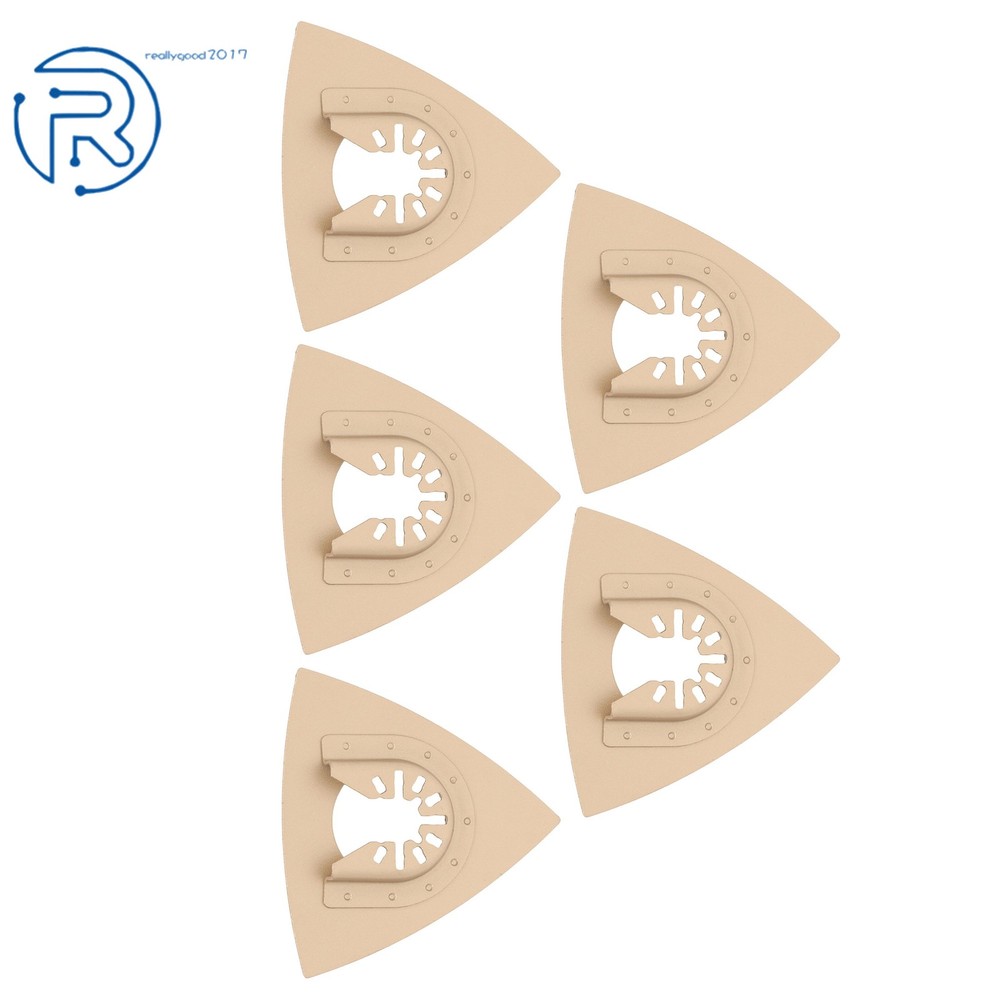 Oscillating Tool Blades 5Pack Universal Triangular Carbide Grit Rasp Blades