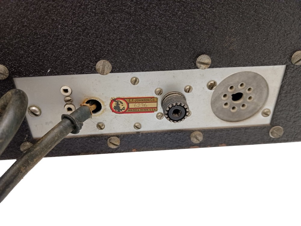 Vintage Johnson Viking II HF tube Transmitter Copper Plated Case