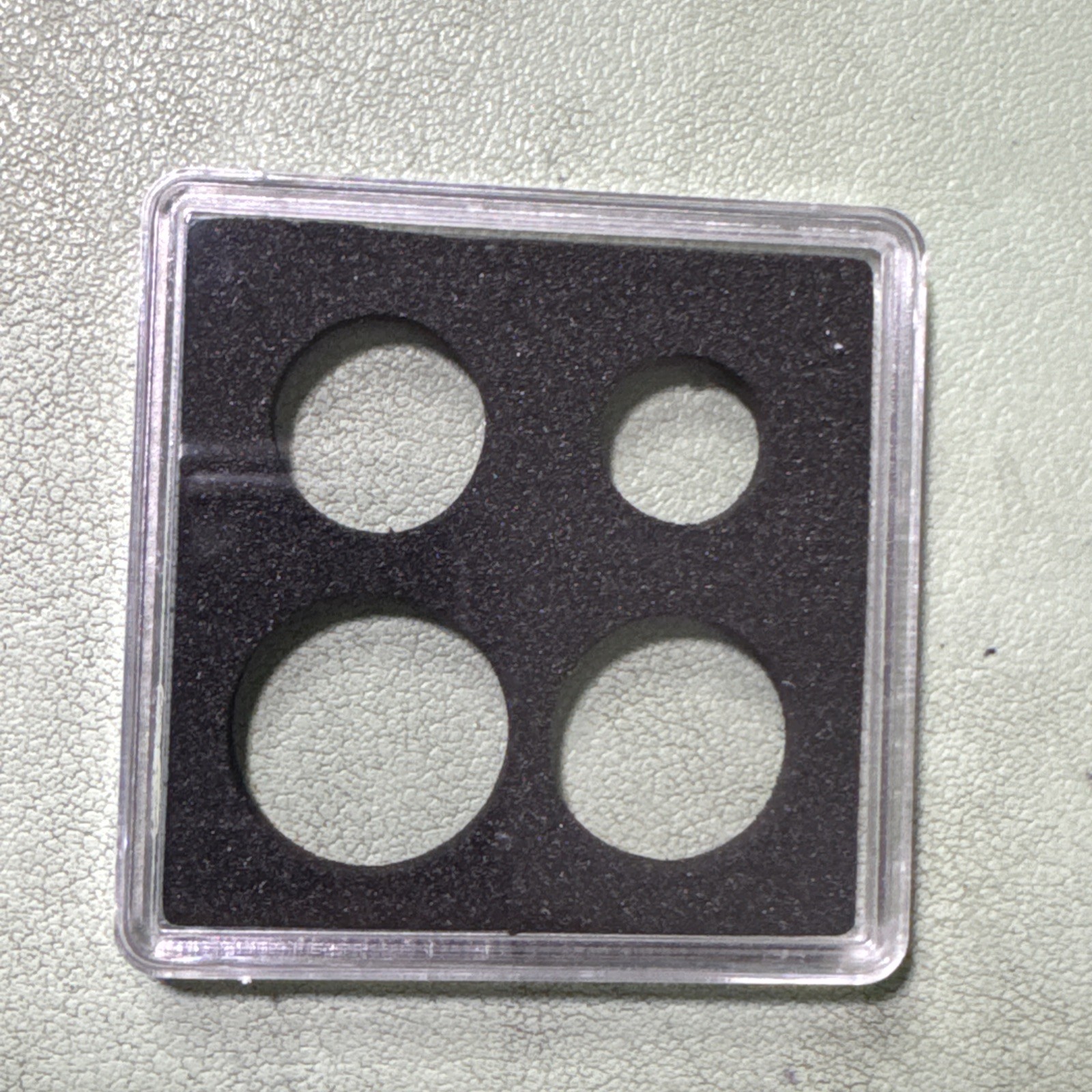 Plastic MAUNDY Case FOR 4 COIN SET, No Coins