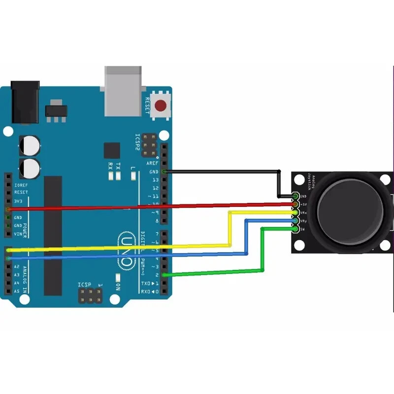 Dual-Axis XY Joystick Game Controller Sensor Module for Arduino Raspberry Pi