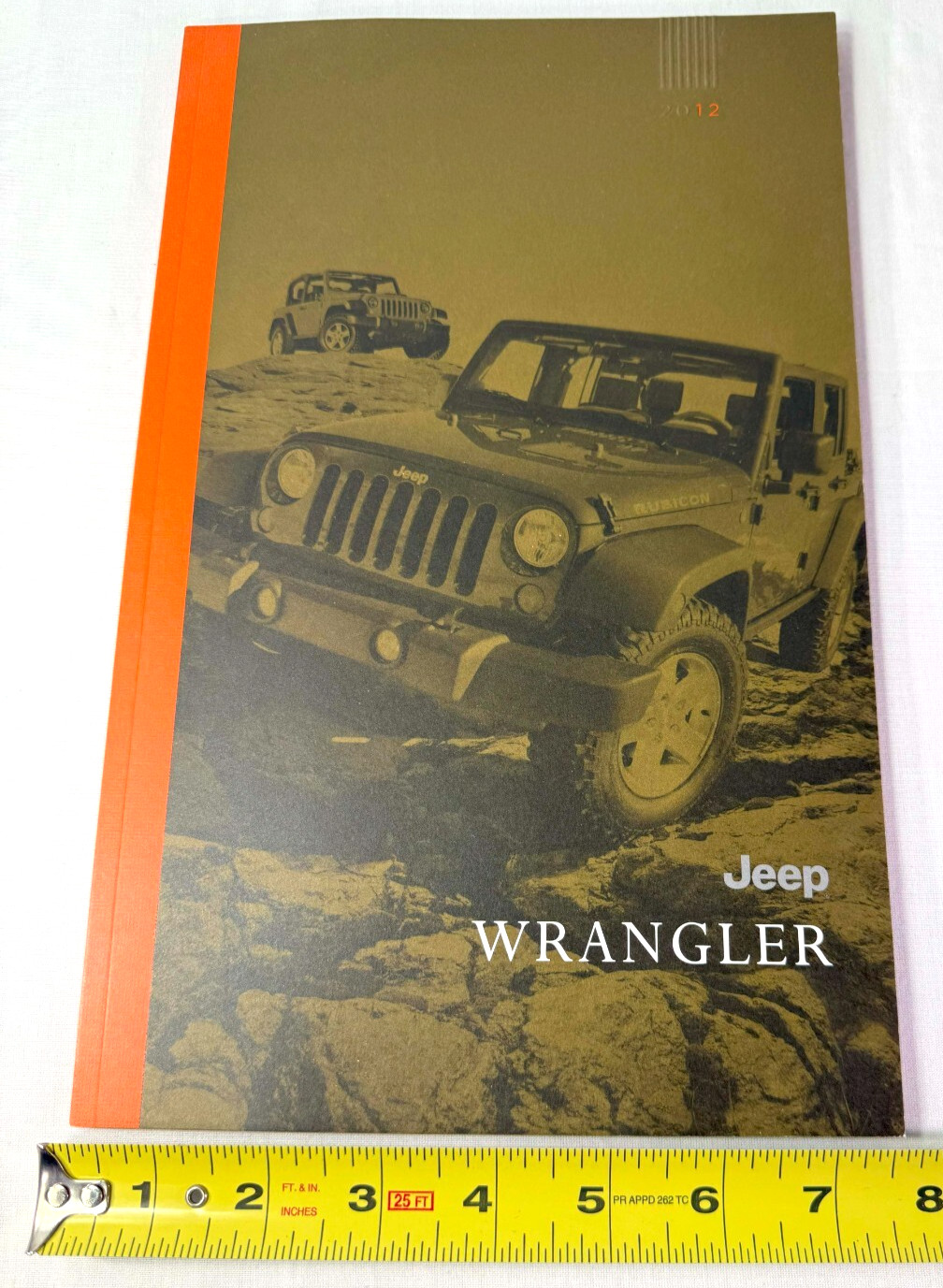 2012 Jeep Wrangler Original Car Sales Brochure / Catalog Inc Small Pocket Insert