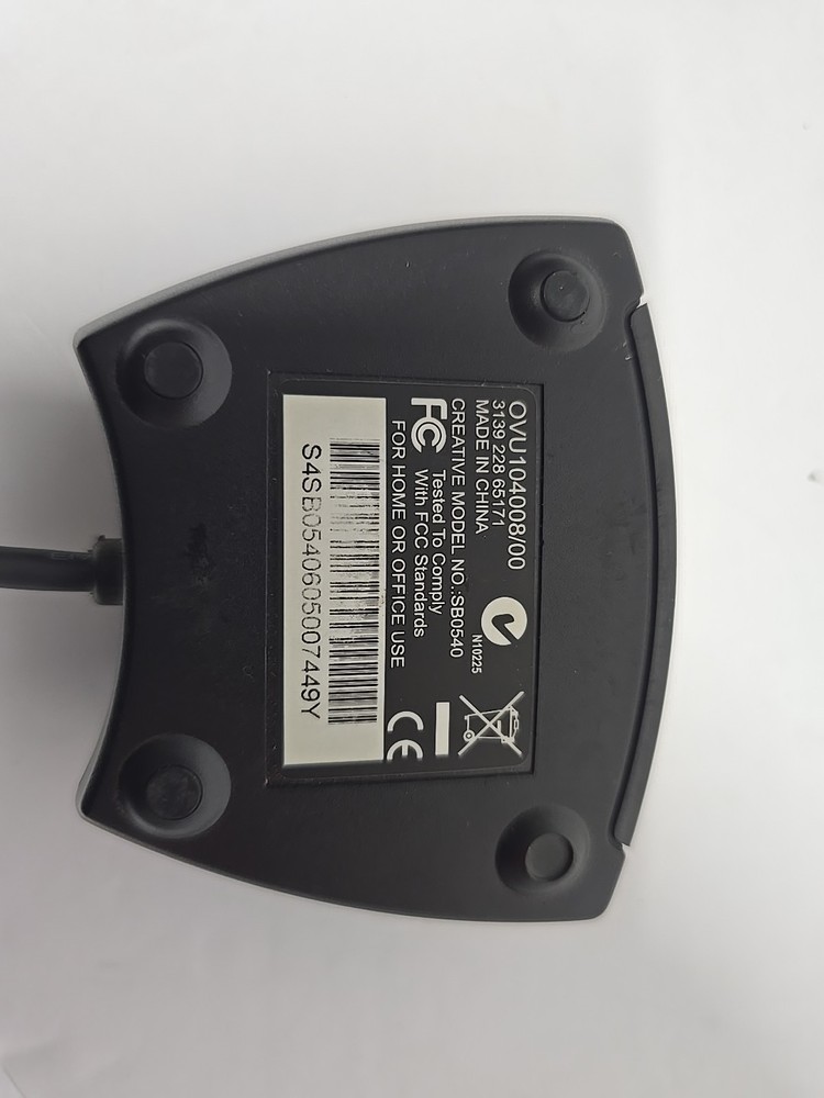 Creative USB IR Infrared Receiver Model SB0540