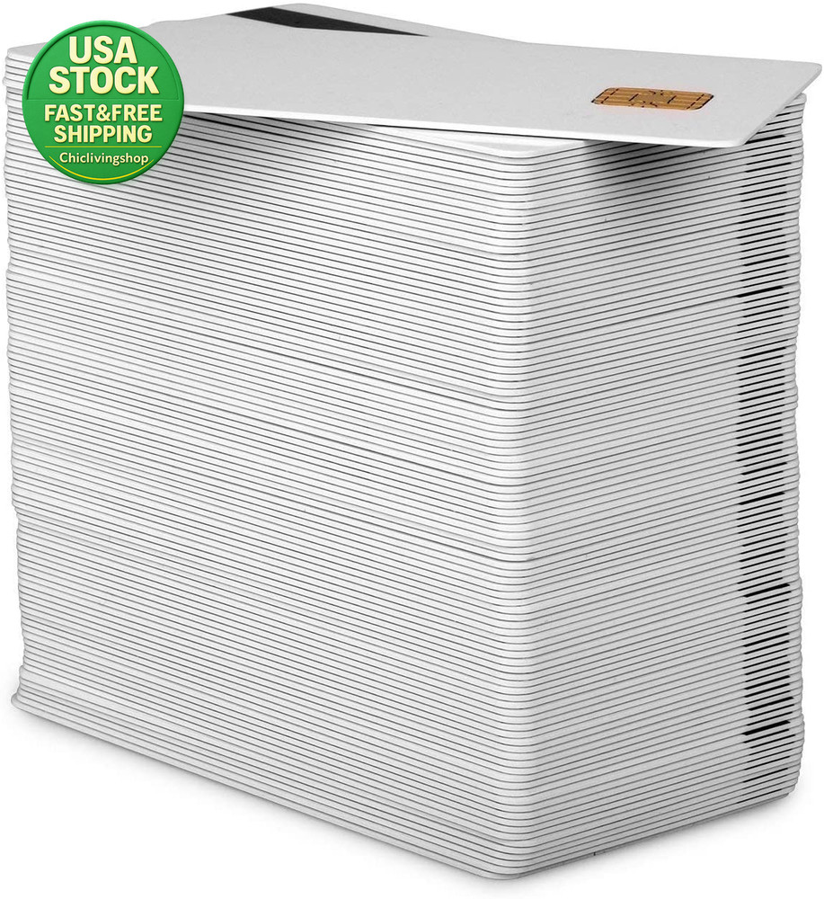J2A040 Chip Java Jcop Cards HICO Magnetic Stripe 1 Pack White Black