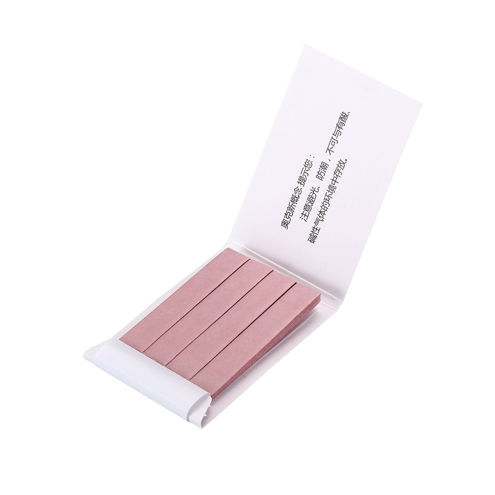 4Pcs PH Test Strips 80 Litmus Indicator Papers Tester Alkaline Testing Red