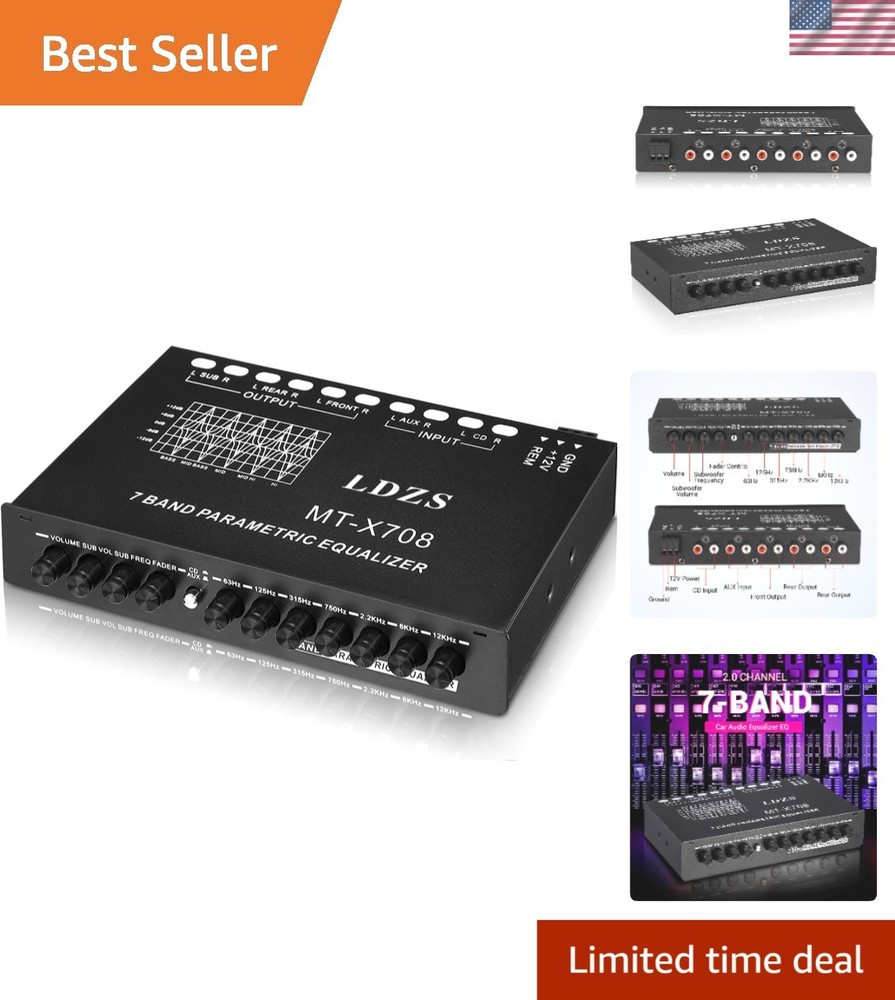7-Band Car Equalizer: Flexible Control for Enhanced Sound Experience