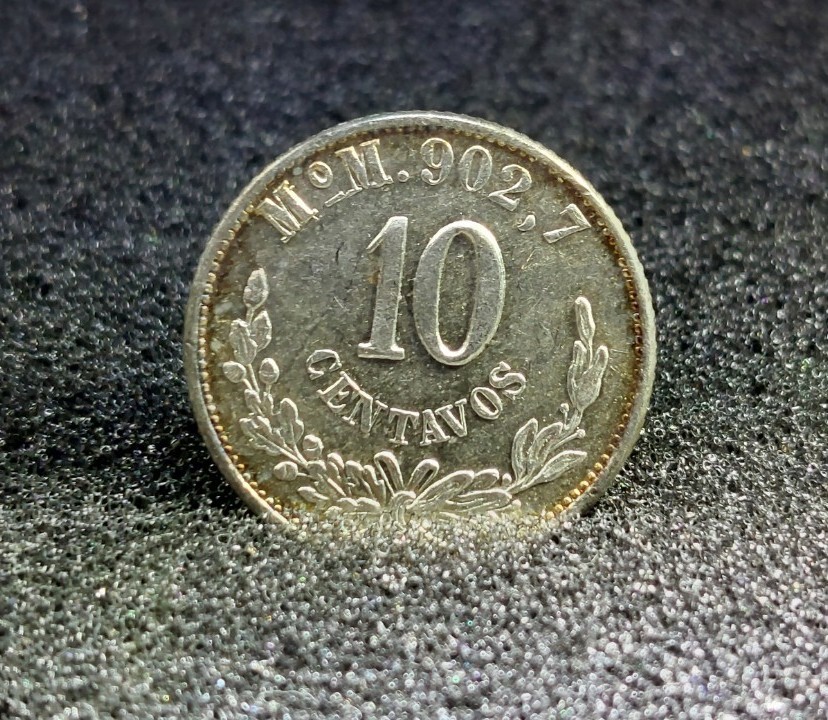 1894-Mo M Mexico 10 Centavos