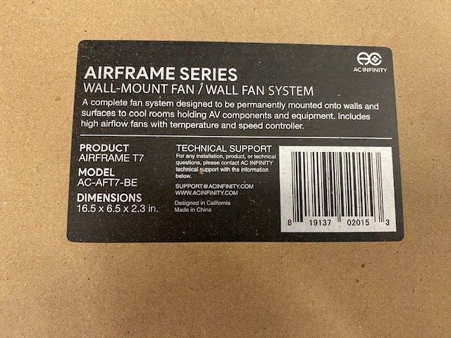 AC Infinity Airframe T7 model AC-AFT7-BE