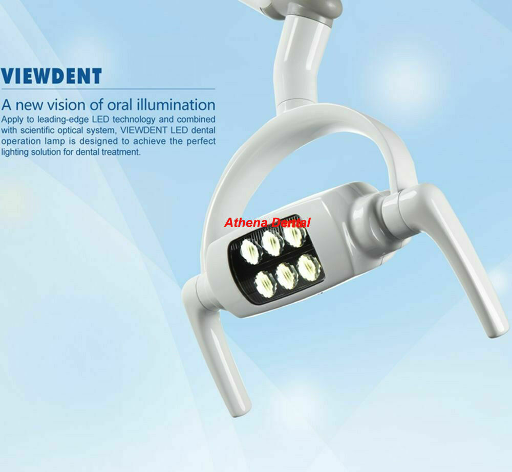 360° Ceiling-Mounted Dental Operating Light Sensor Shadowless Cold Lamp JH-06 CE
