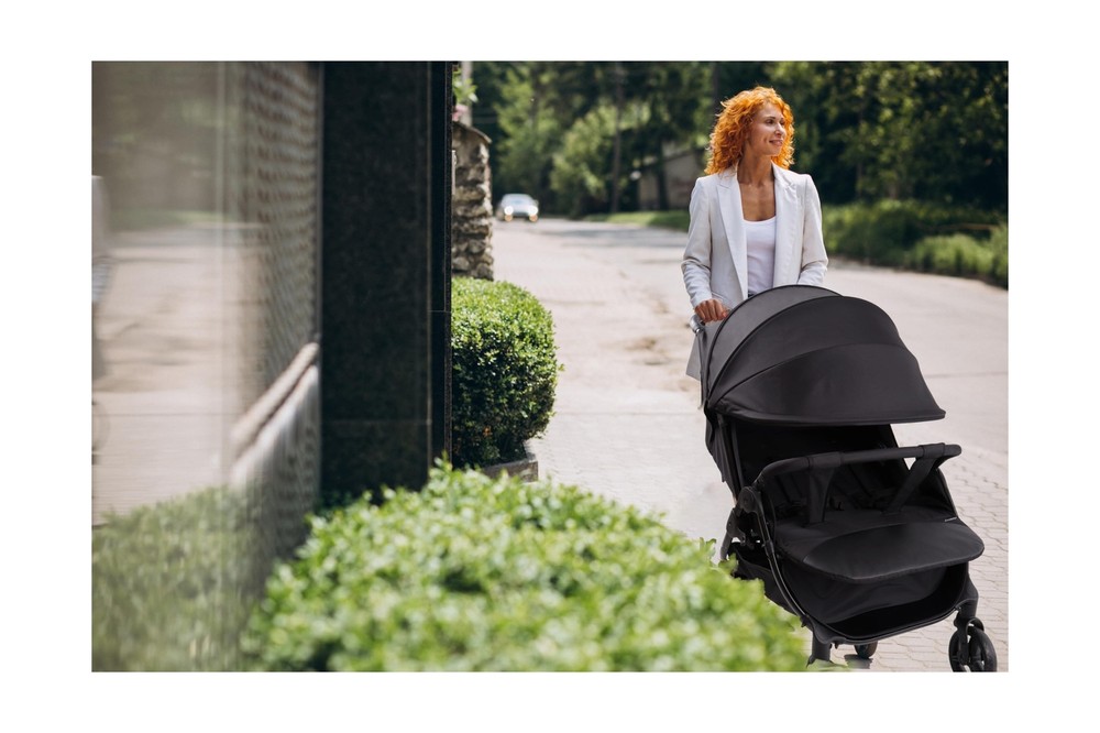 Double Stroller with Adjustable Large Canopies, Double Seats Lightweight Stro...
