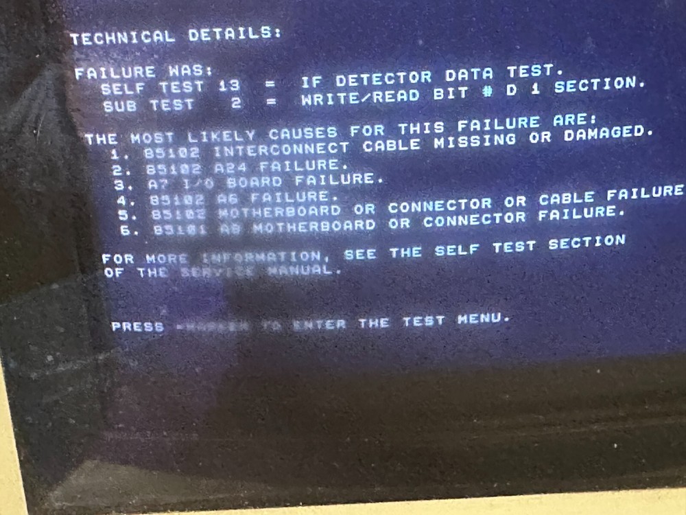 HP 85101C Display/Processor w/Option 010011