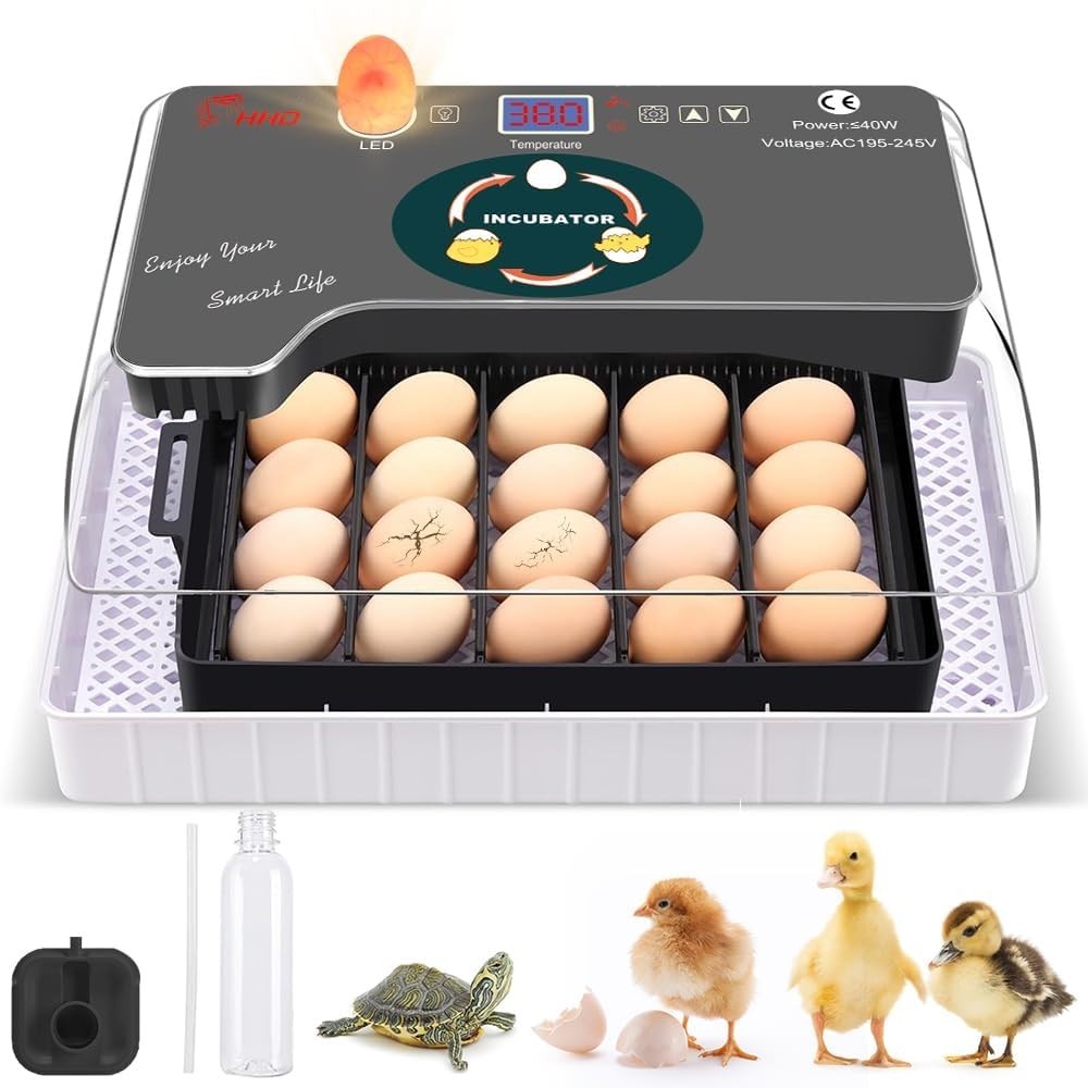 12-24 Automatic Egg Incubators for Hatching Eggs Whith Smart Temperature Control