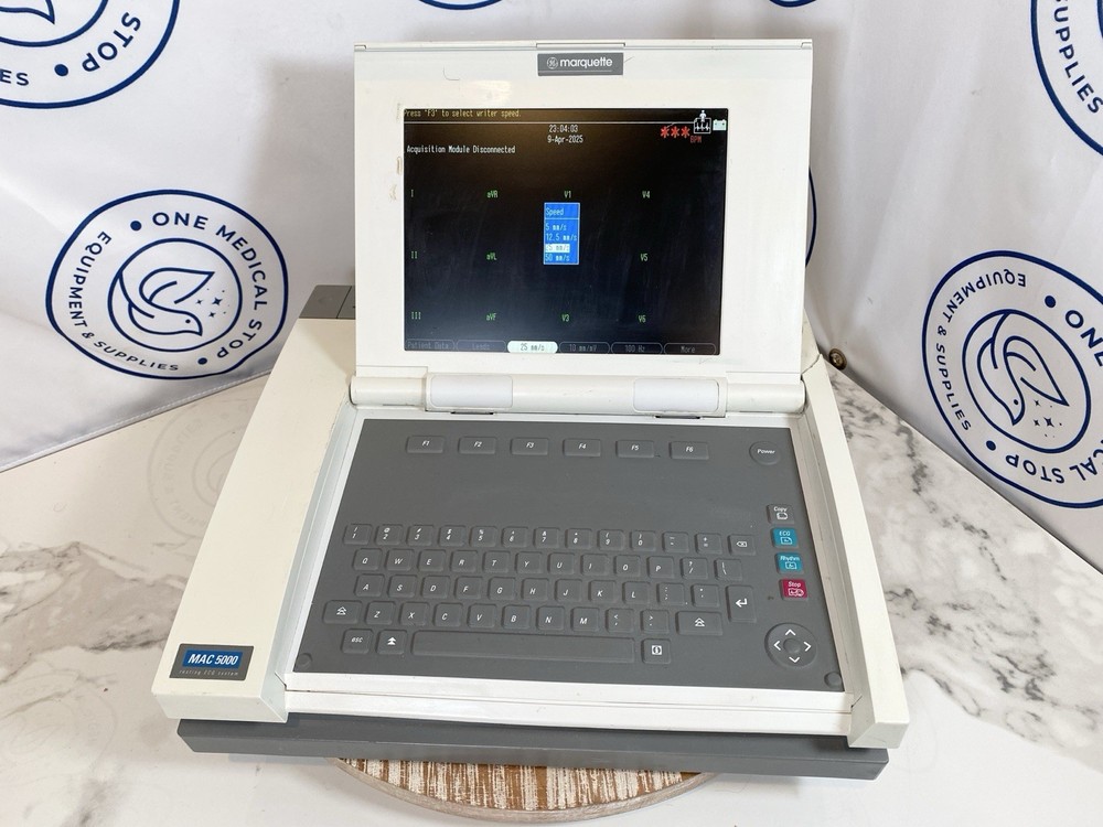 GE MAC 5000 Electrocardiograph EKG Machine / Power Test Only
