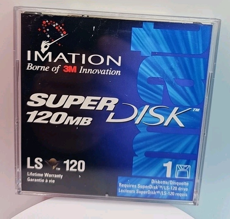 120MB Super Disk Performance Accelerator For Windows 95 Floppy Imation 3M LS 120