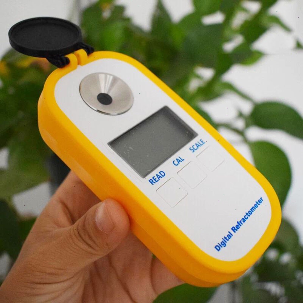Digital Refractometer Honey Sugar Content Meter with Resolution Temperature 0.1℉