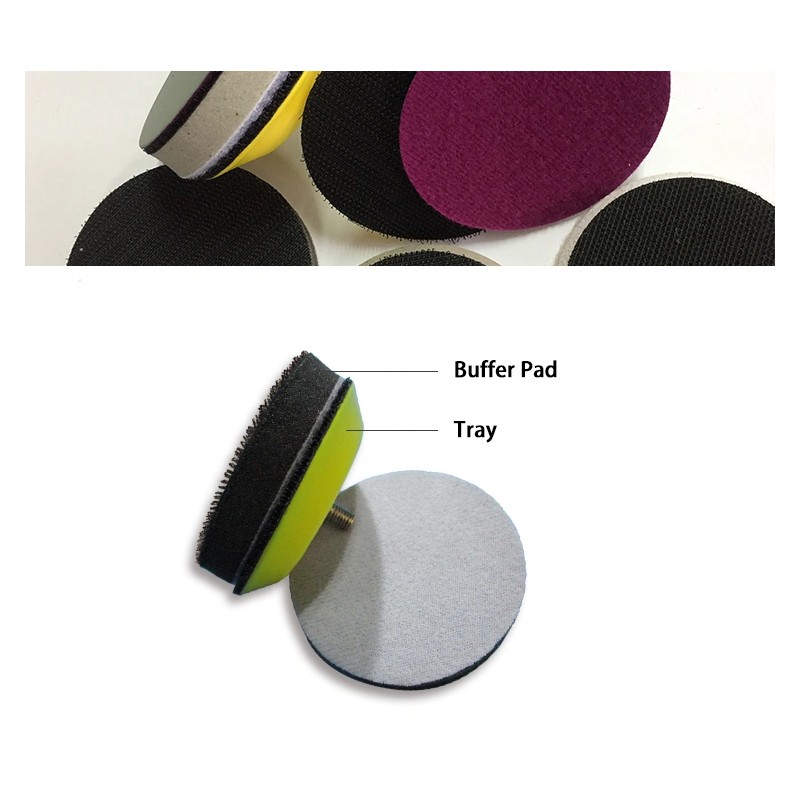 3 Inch 75mm Soft Sponge Cushion Interface Buffer Backing Pads For Sanding Pad
