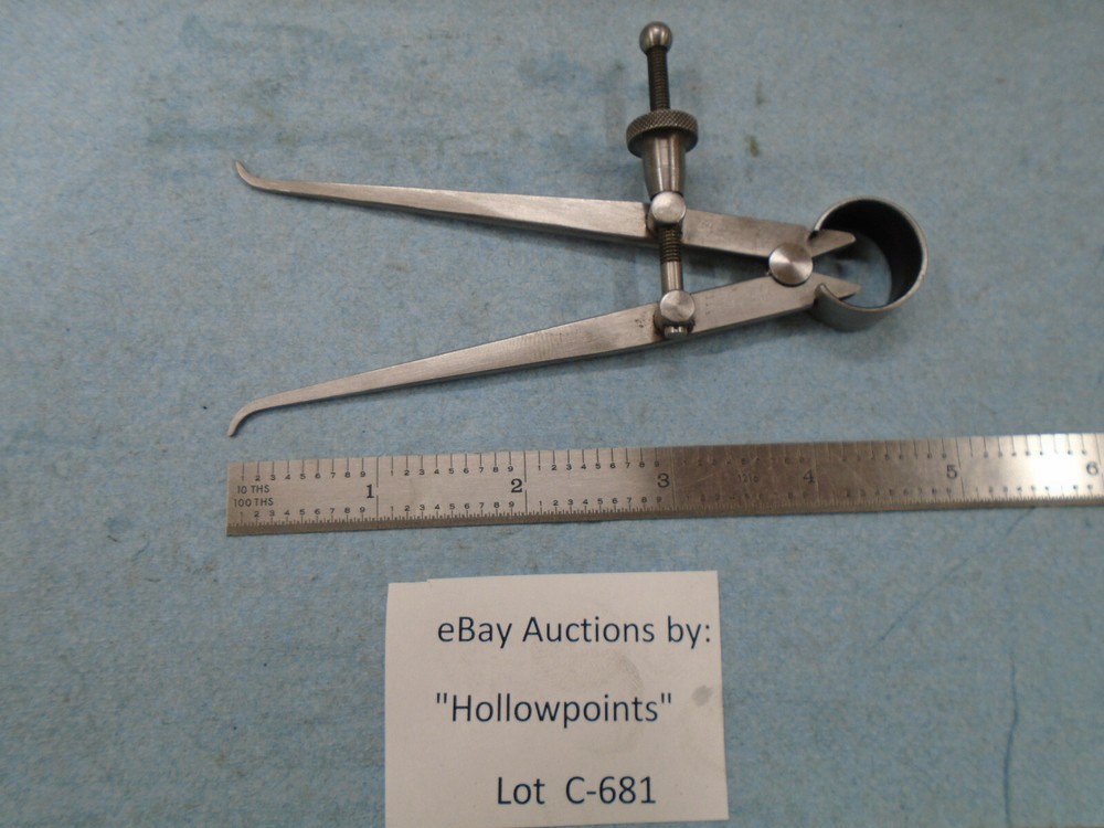 Lufkin No. 42 Inside Spring Type Caliper 4" w/ solid nut C681