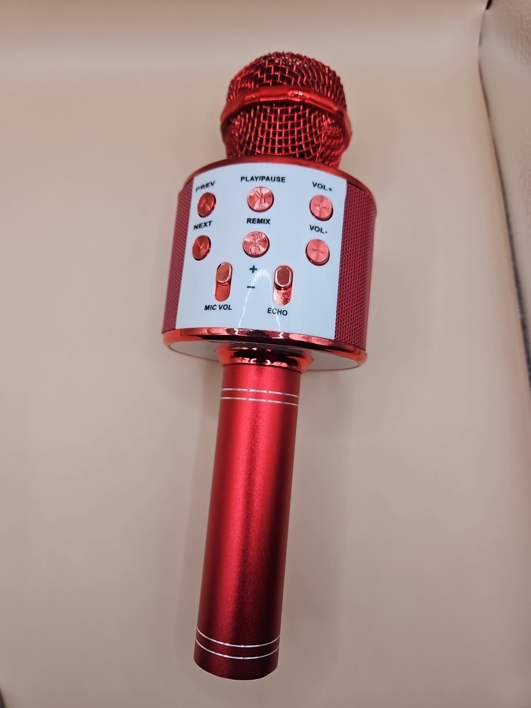 Hello Kitty Red Bluetooth Karaoke Microphone Wireless Speaker