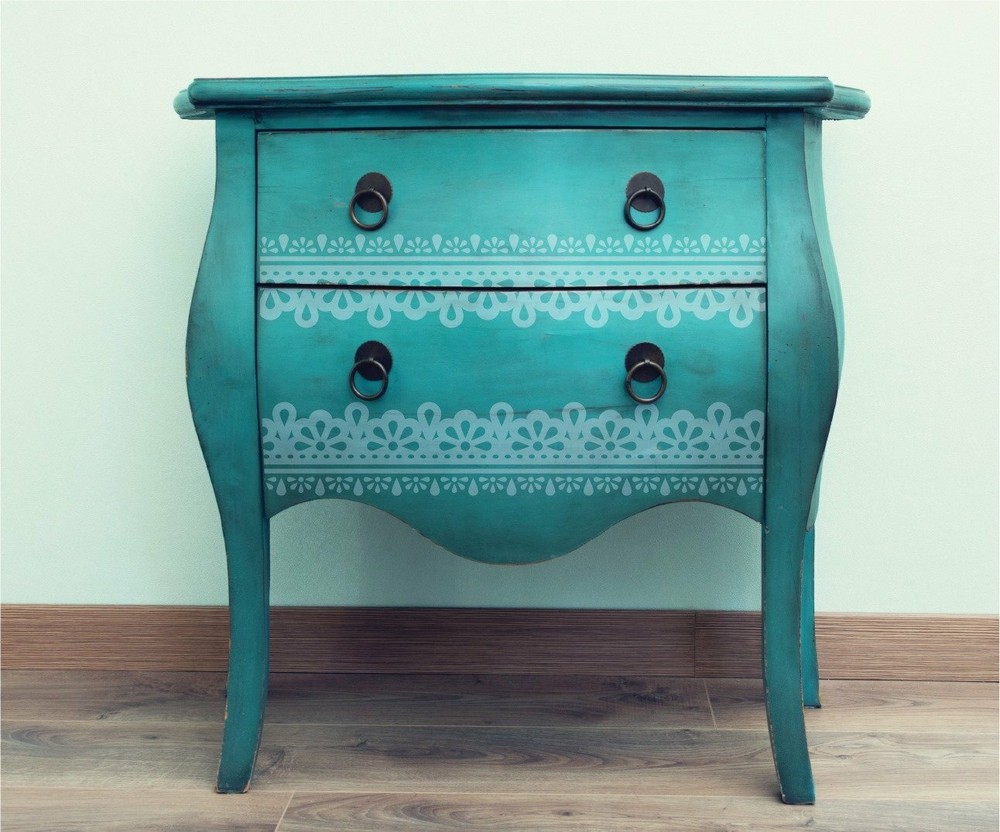Classic Lace | Stick & Style Stencils | Redesign with Prima Patterned Roll