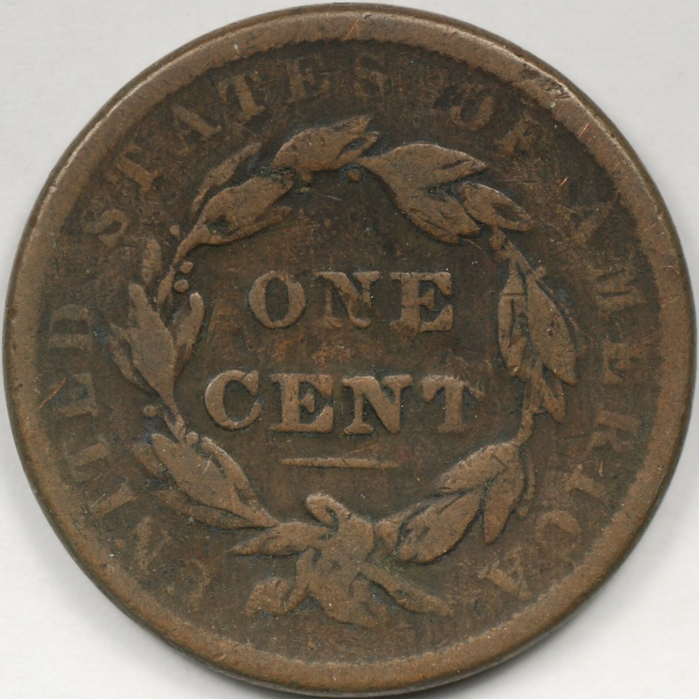 1838 Large Cent - Free Shipping