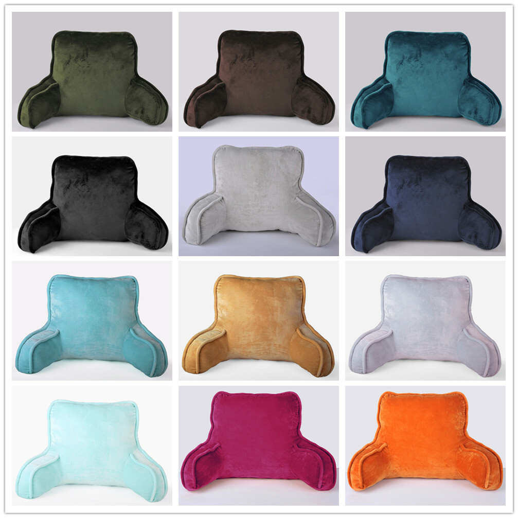 Super Soft Plush Backrest Pillow Bed Cushion Support Reading Back Rest Arm Chair