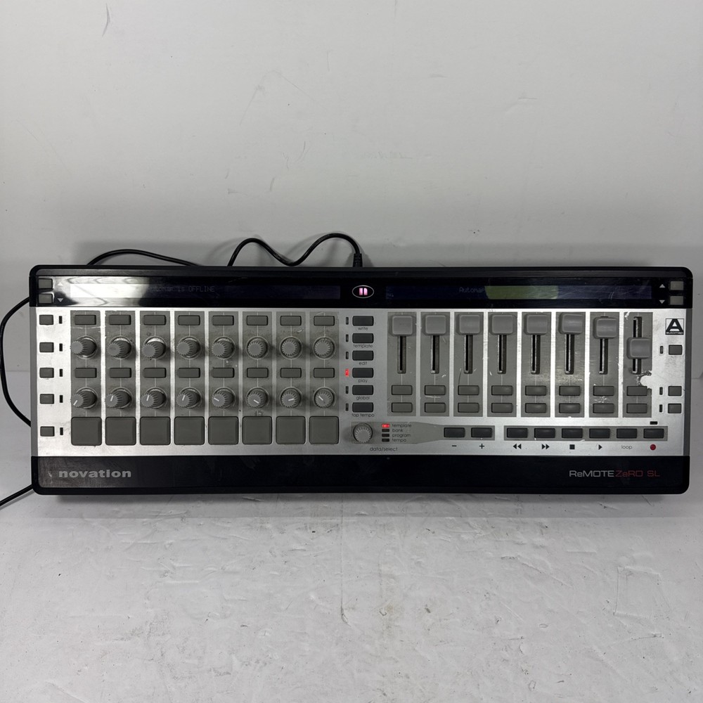 Novation Remote Zero SL Midi Controller ⚠️UNTESTED CRACKED SCREEN⚠️