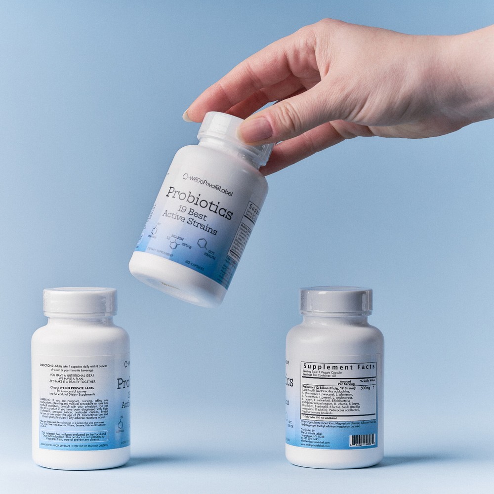 Probiotics - Capsule, 19 Best Active Strains, 60 Capsules.