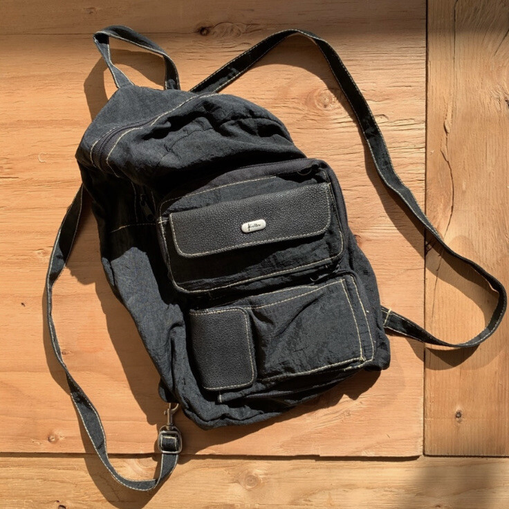 Vintage KOLTOV collapsible packable mini backpack