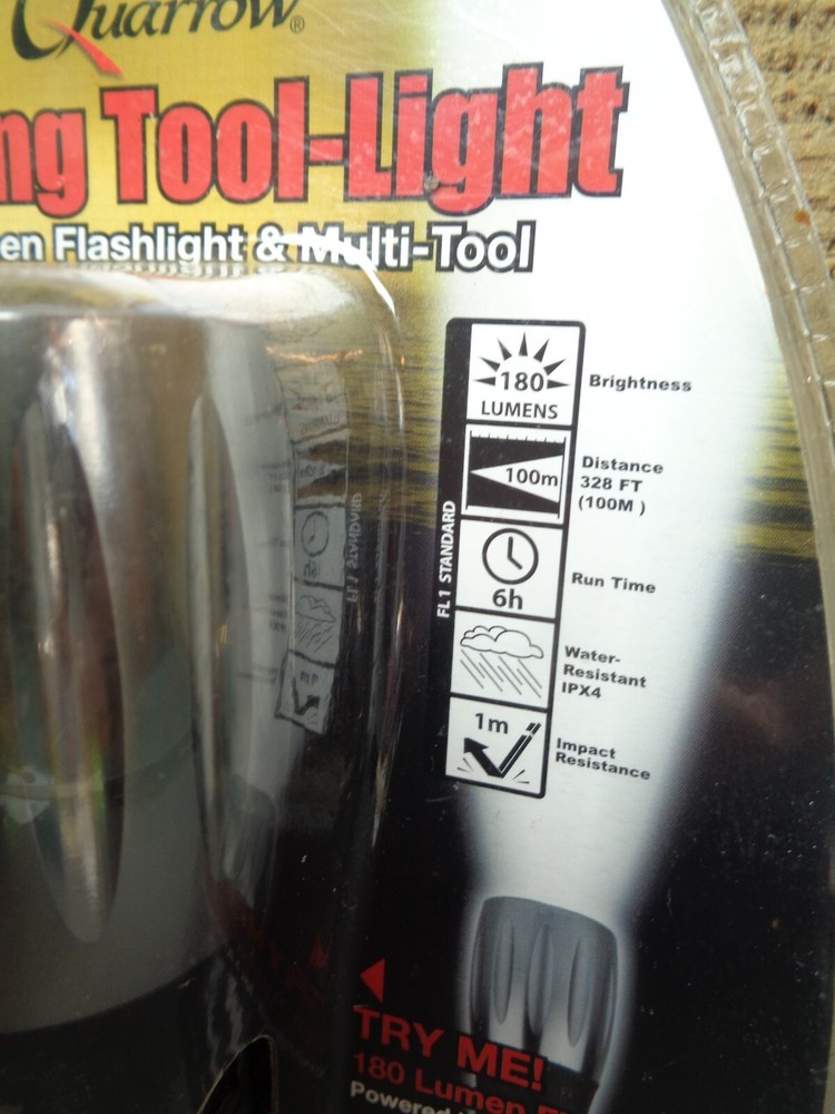 Quarrow Fishing Tool- Light/Multi-Tool- Flashlight