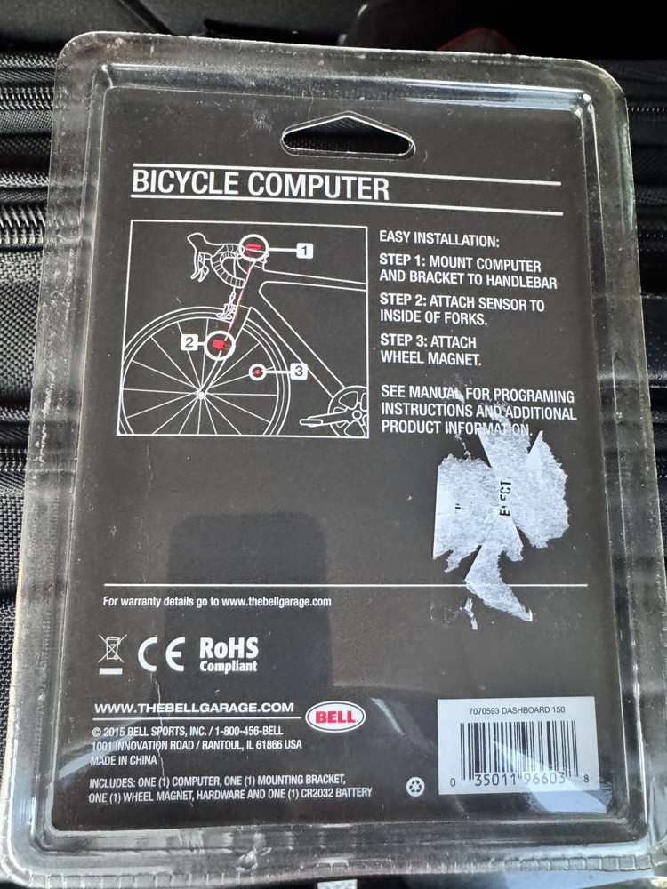 Bell Dashboard 150 Bicycle Computer Speedometer Trip Timer 14 Functions *NEW*