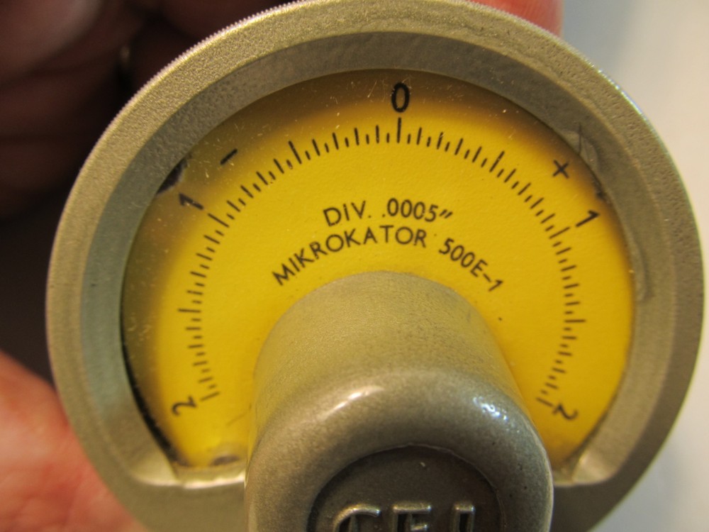 CEJ MIKROKATOR 500 E-1 Dial Indicator .0005" Precision Comparator