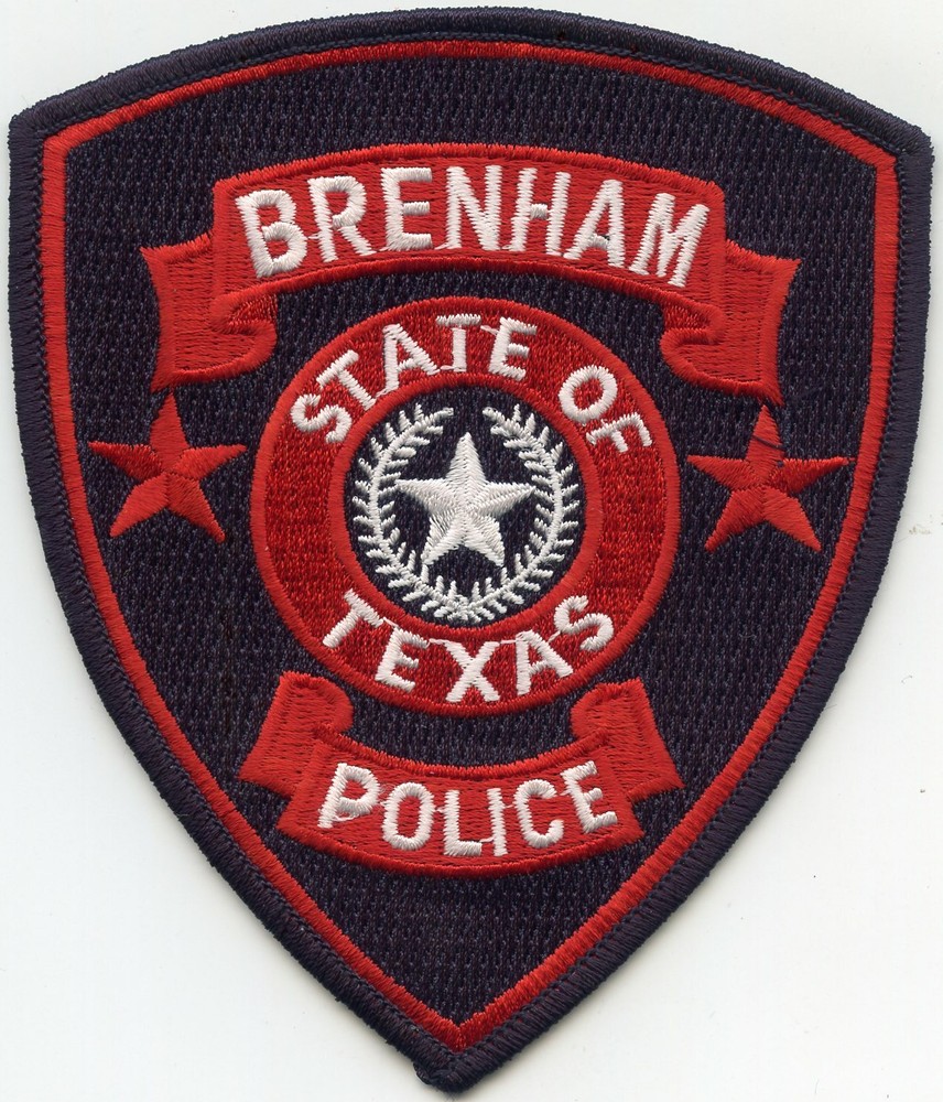 BRENHAM TEXAS TX POLICE PATCH